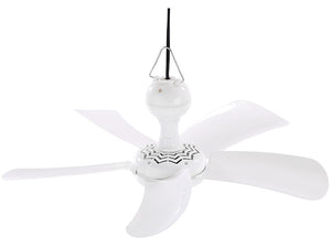 Mobiler, mitnehmbarer Deckenventilator Durchmesser 41 cm für kleine und große Räume.