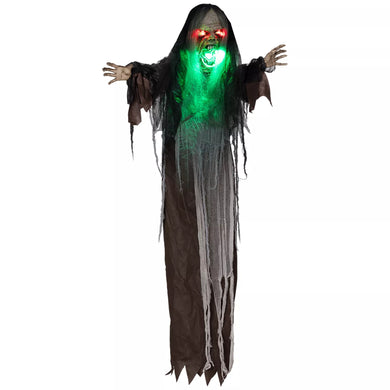 Halloween Hängendes Monster 183 cm mit LED-Lichter Soundfunktion