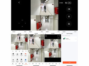 Überwachungskamera 4K mit WLAN mit Dual-Linse für 360° Rundumsicht